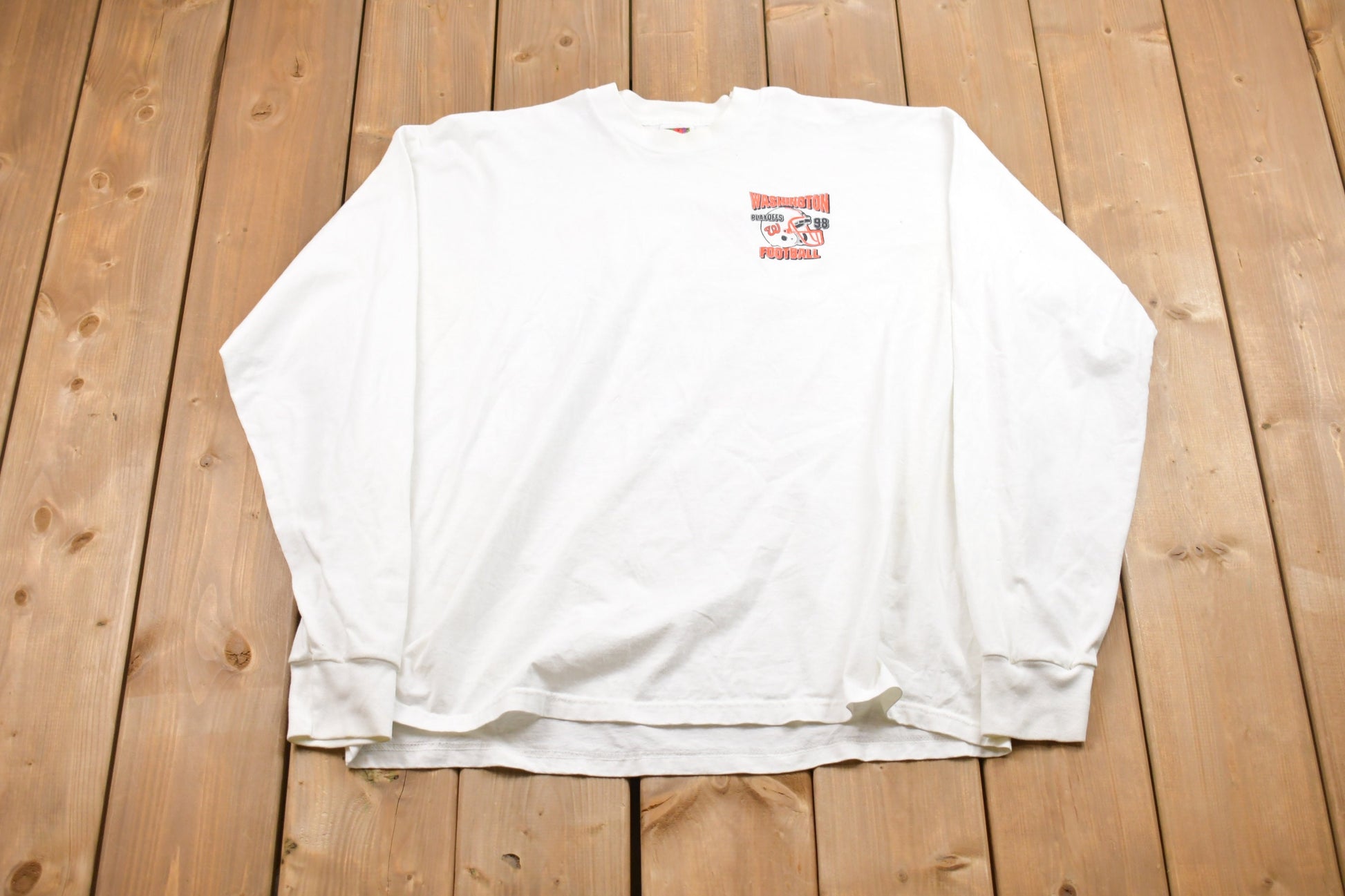 Vintage 1998 Washington University Playoff Football Long sleeve Shirt