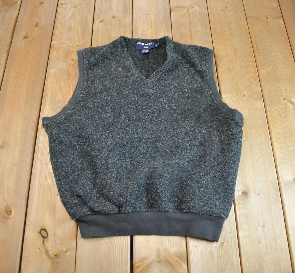 Vintage 1990s Polo Sport Ralph Lauren Fleece Sweater Vest