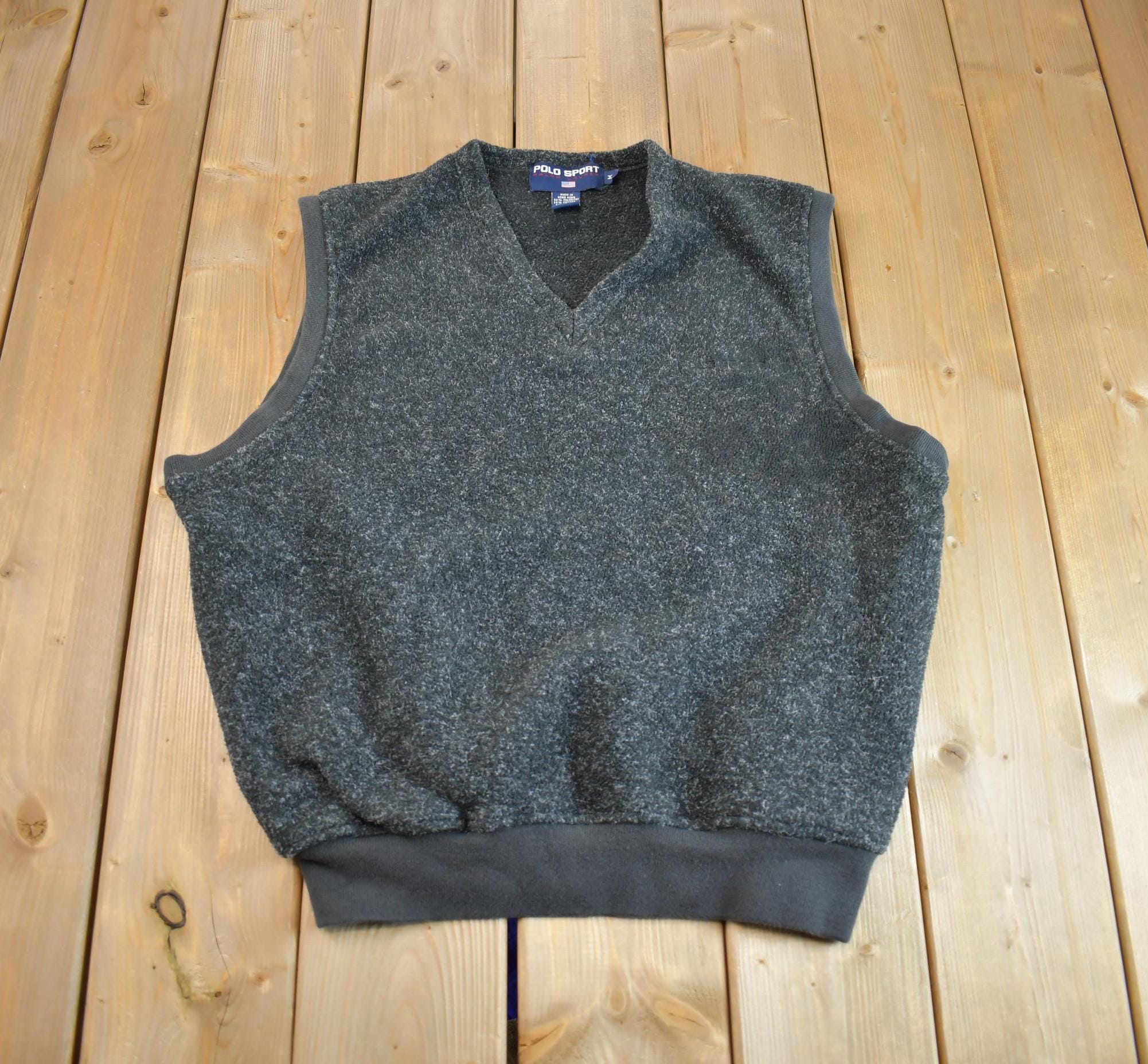 Vintage 1990s Polo Sport Ralph Lauren Fleece Sweater Vest