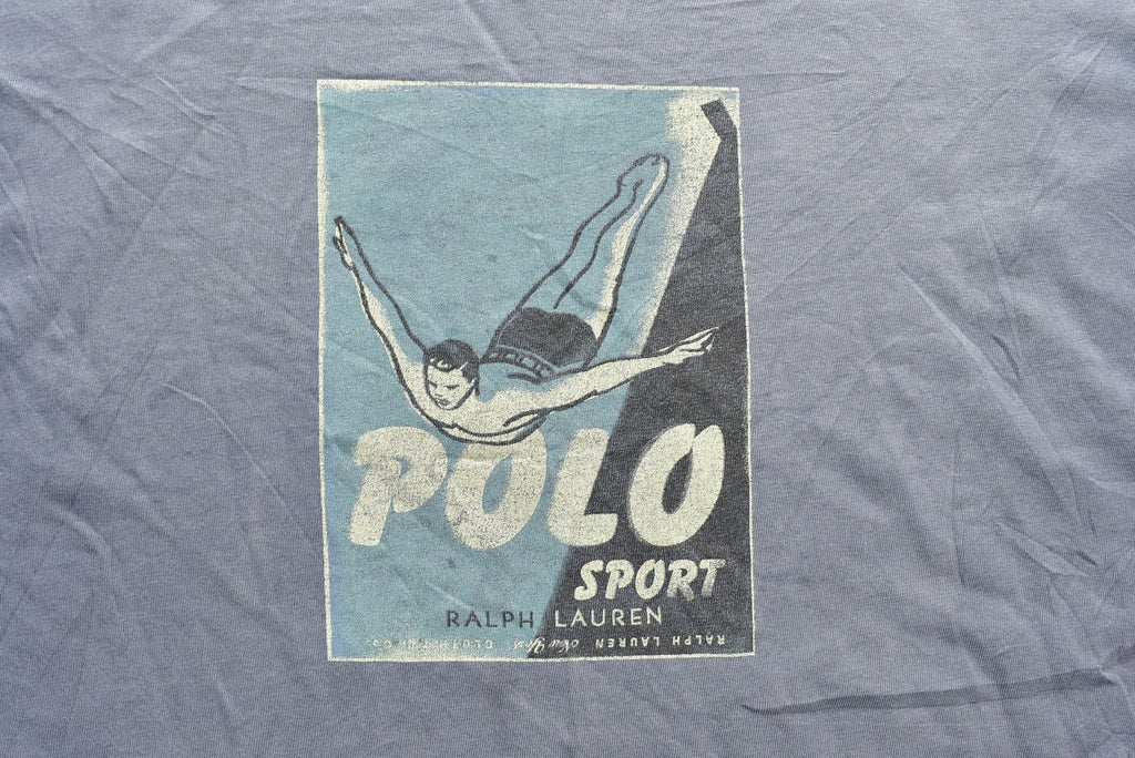 Vintage 1990s Polo Sport Diving Graphic T-Shirt