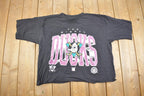 Vintage 1990s NHL The Mighty Ducks Graphic Cropped T Shirt Made In USA