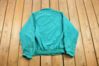 Vintage 1990s Eddie Bauer Puffer Jacket  Vintage Ebtek  Vintage Bubble Jacket  Winter  Streetwear  Full Zip Puffer  Teal Jacket