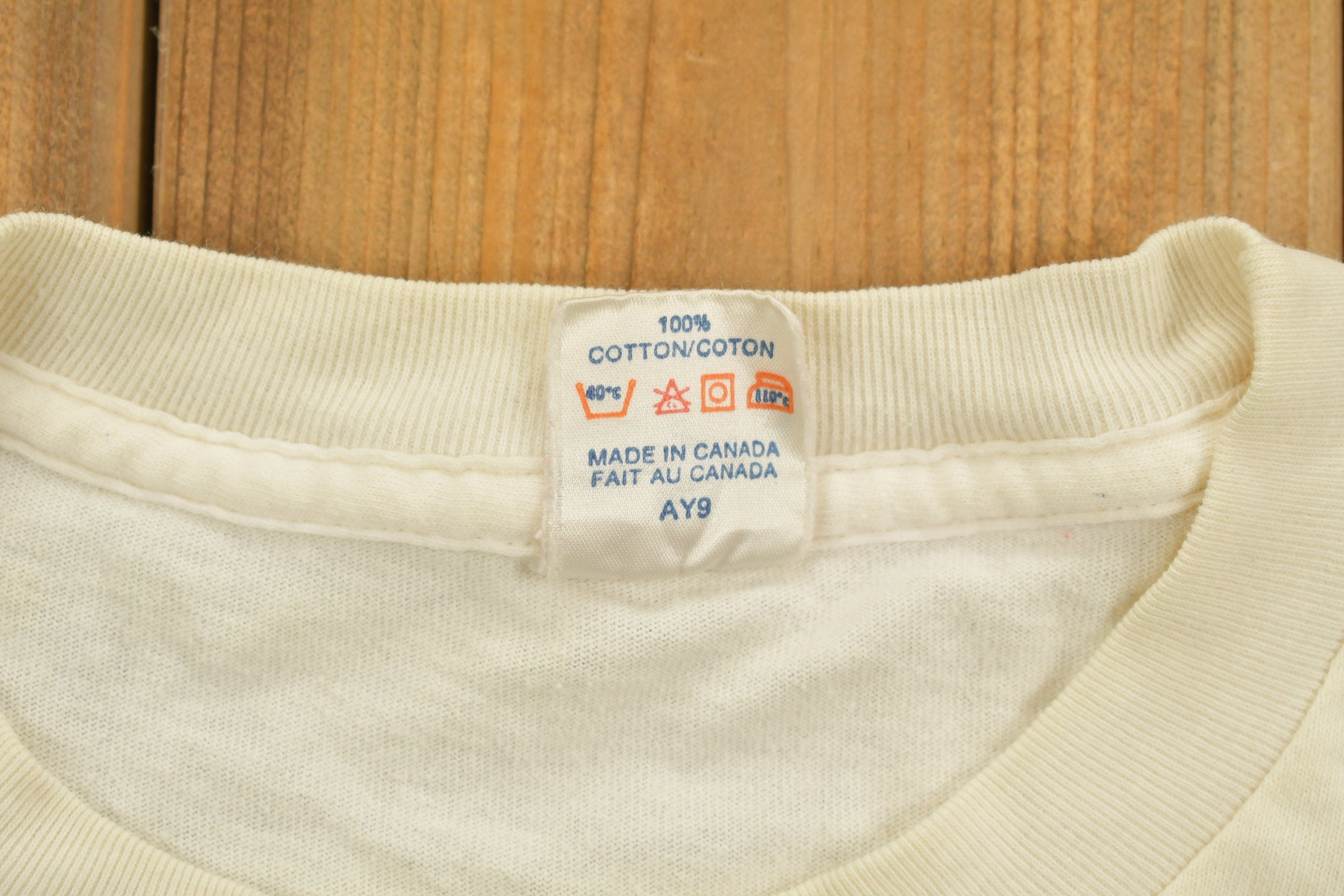 Vintage 1987 Harvey Woods Water Colour Graphic T-Shirt
