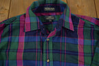 Vintage 1990s Sir William Plaid Button Up Flannel Shirt