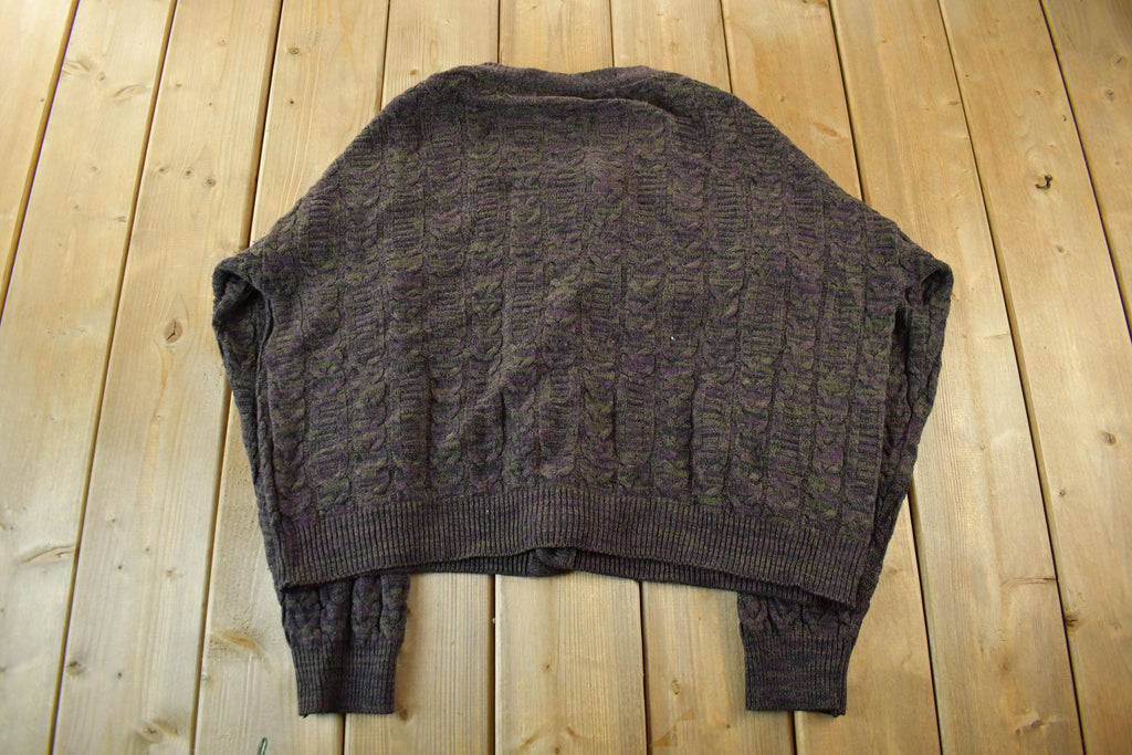 Vintage 1990s Knit Cardigan Sweater