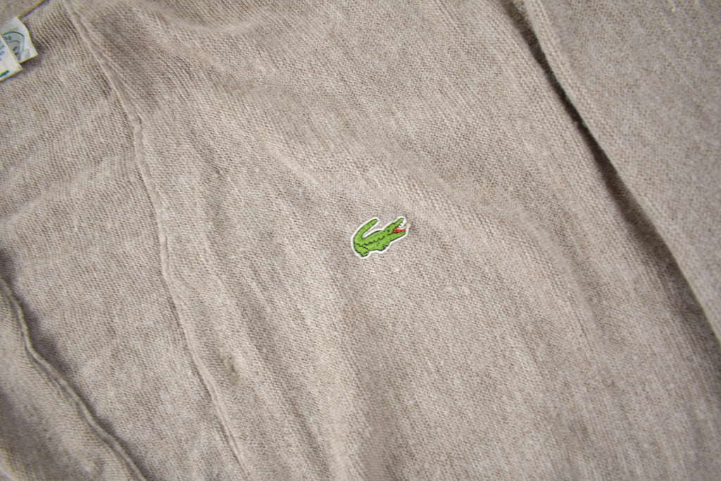 Vintage 1980s IZOD Lacoste Knit Cardigan Sweater