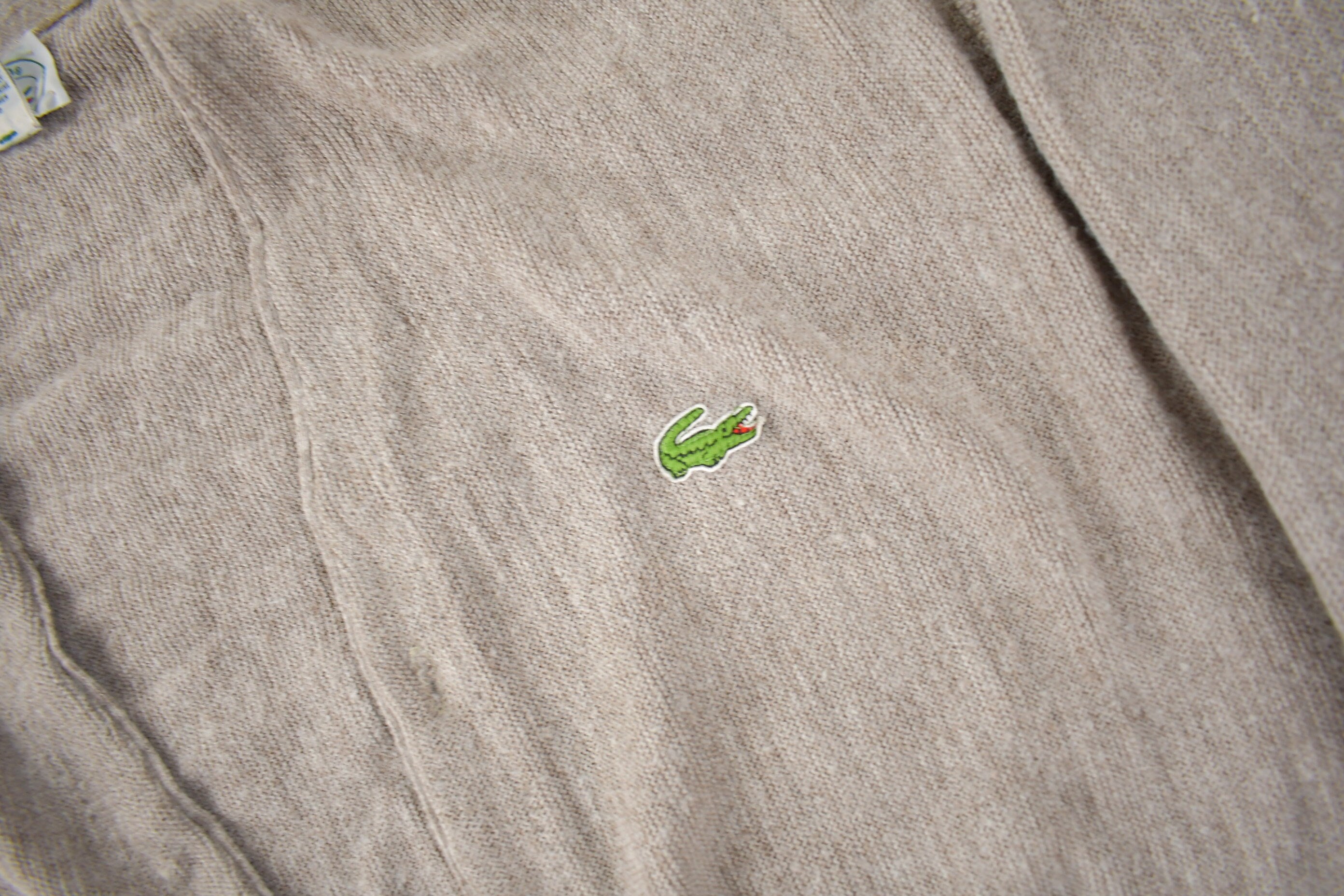 Vintage 1980s IZOD Lacoste Knit Cardigan Sweater