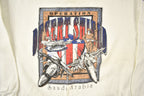 Vintage 1990 Operation Desert Shield Saudi Arabia Crewneck Sweatshirt