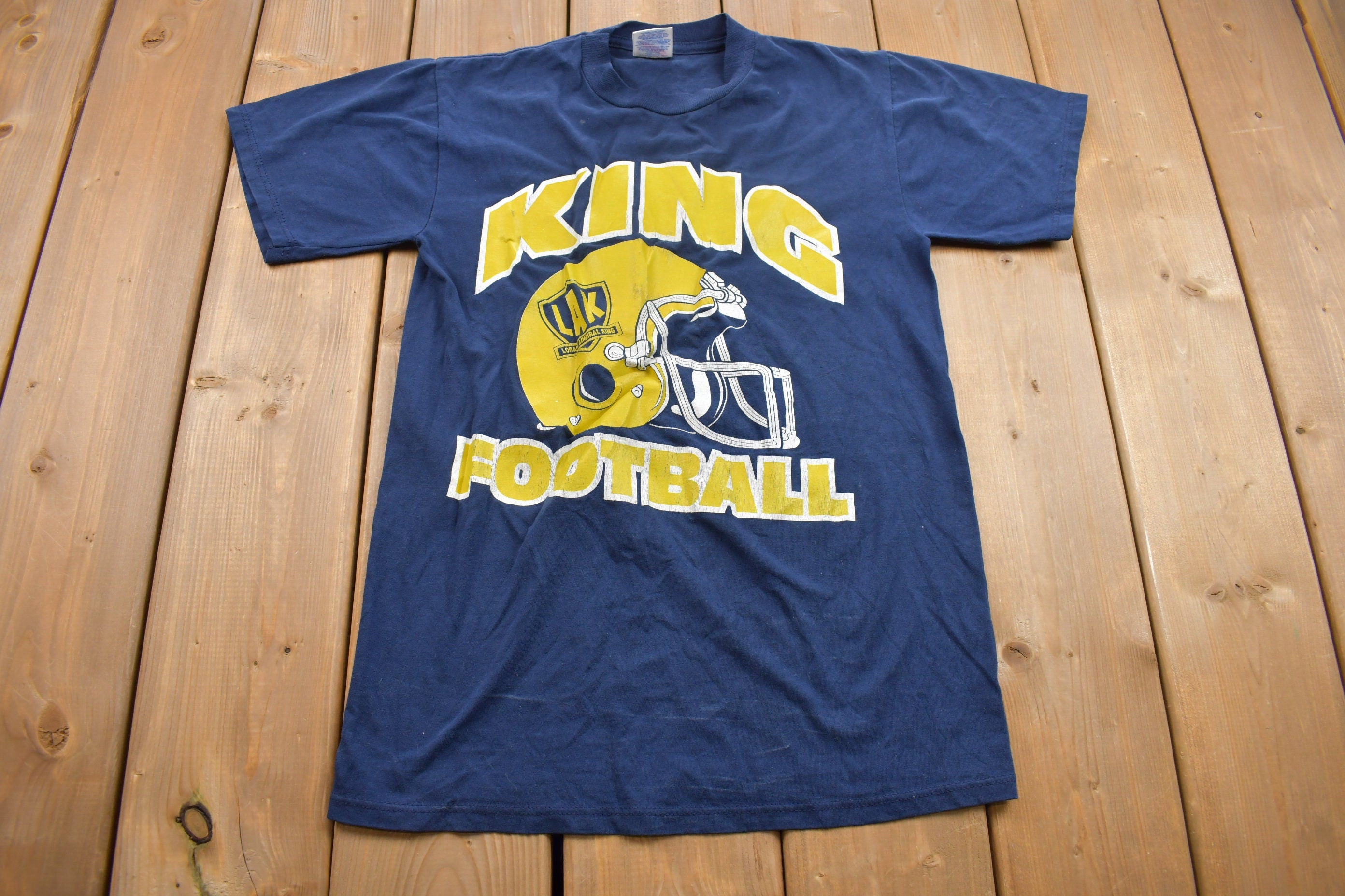 Vintage 1990s King Football Graphic T Shirt