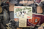 Vintage 1990s Big Dogs Bottles AOP Abstract Button Up Shirt Men's M /