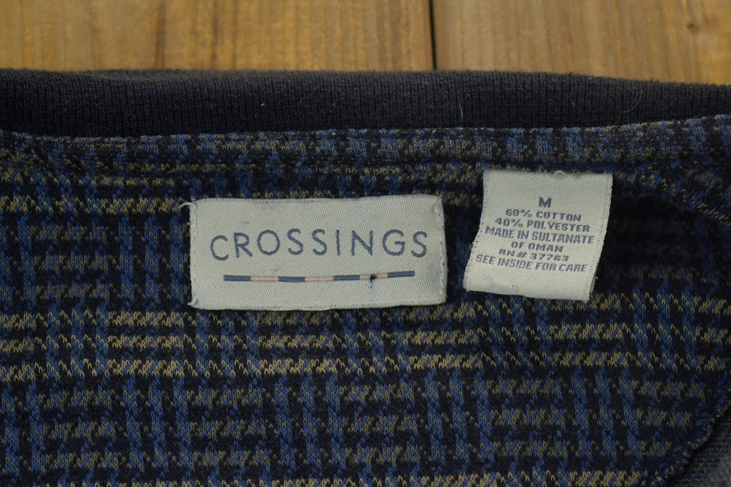 Vintage 1990s Crossings Squared Graphic T-Shirt