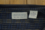 Vintage 1990s Crossings Squared Graphic T-Shirt