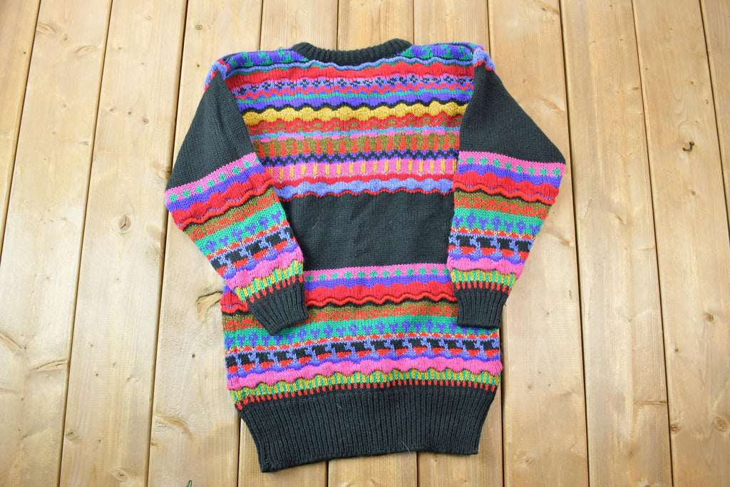 Vintage 1990s Pronto Moda Knit Crewneck Sweater