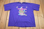 Vintage 90's Cute Flower Garden Animal T-Shirt