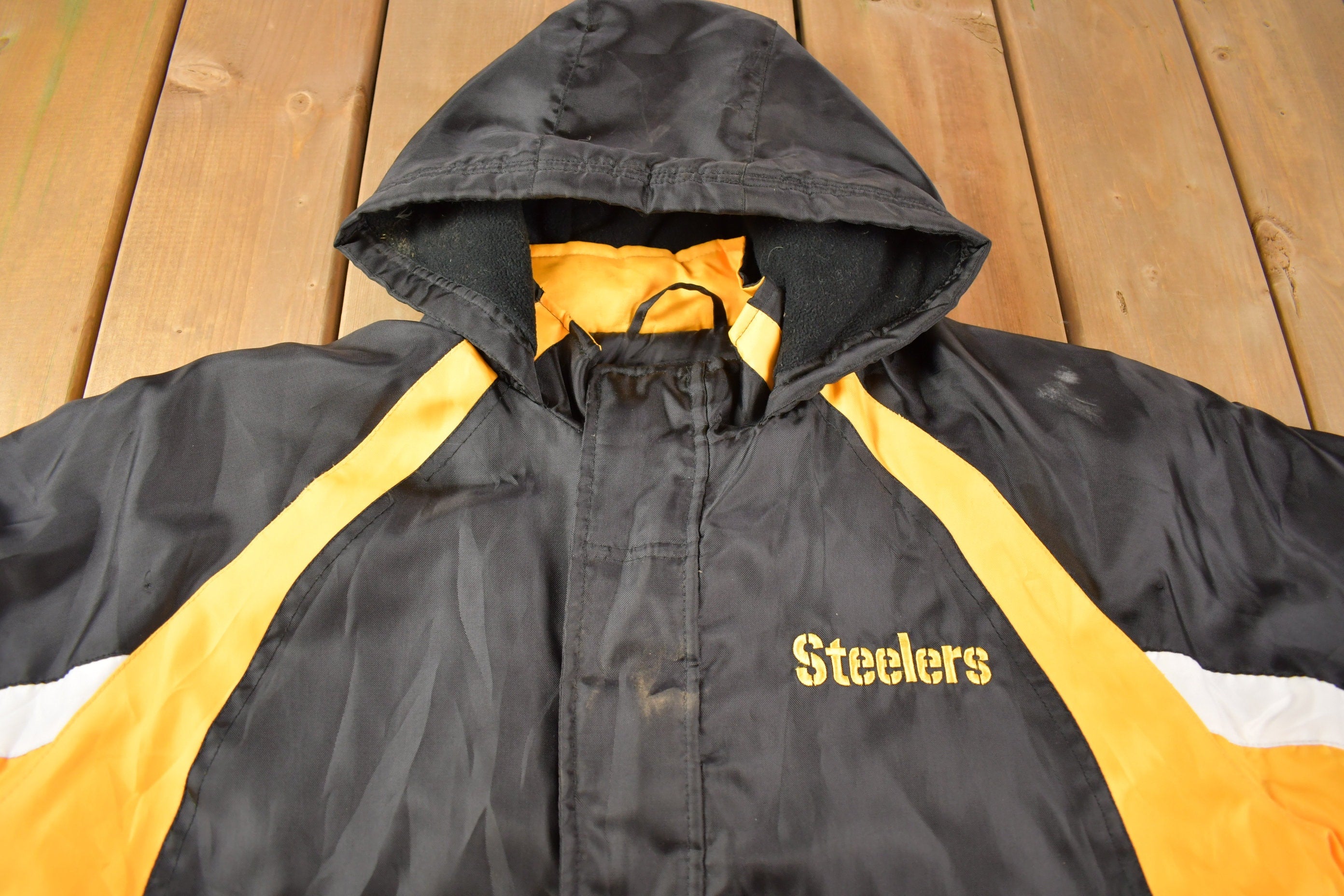 Vintage 1990s Pittsburgh Steelers NFL Game Day Jacket