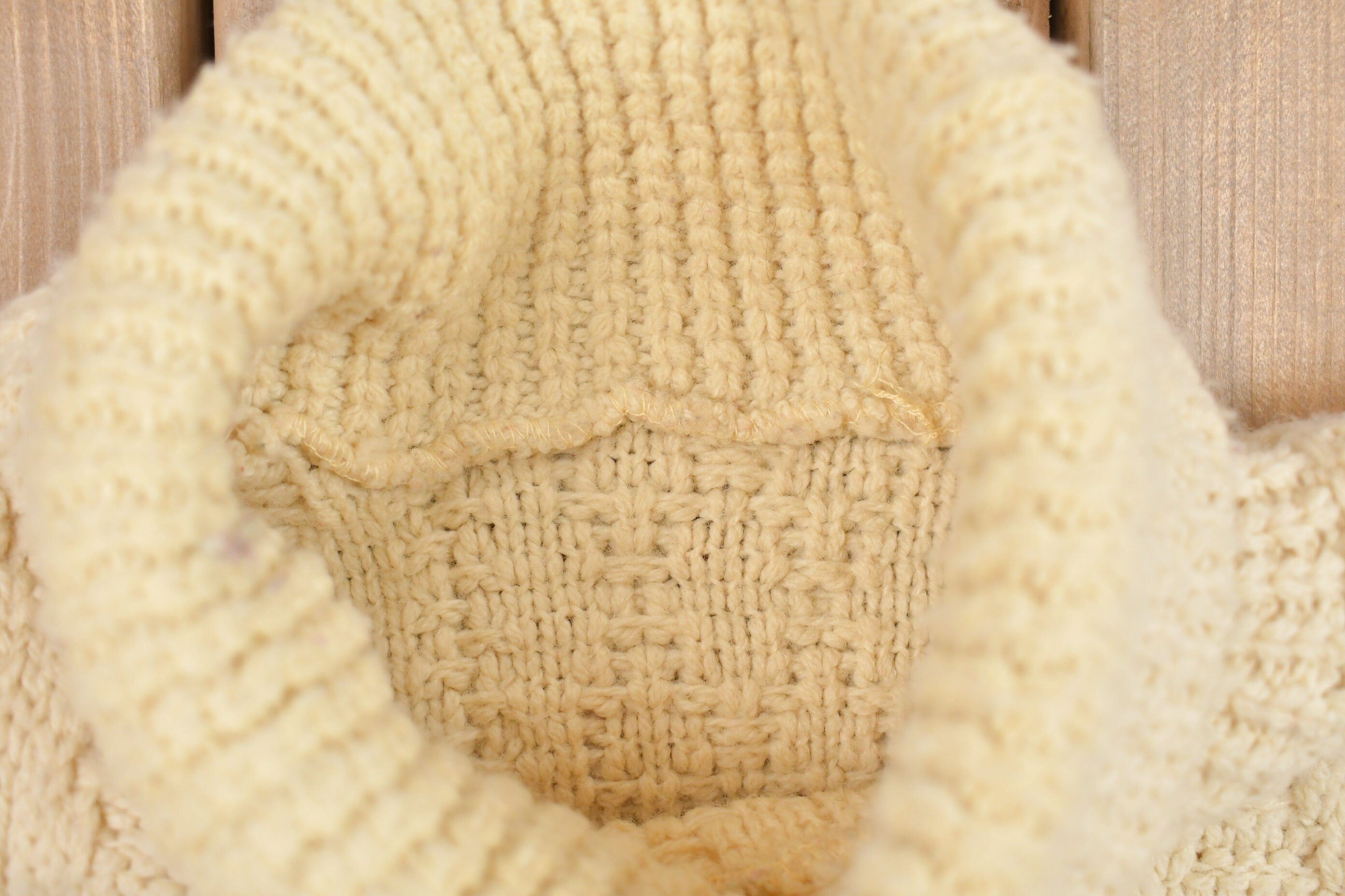 Vintage Cable Knit Turtleneck Sweater