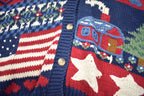 Vintage 1990s USA Button Up Knit Sweater
