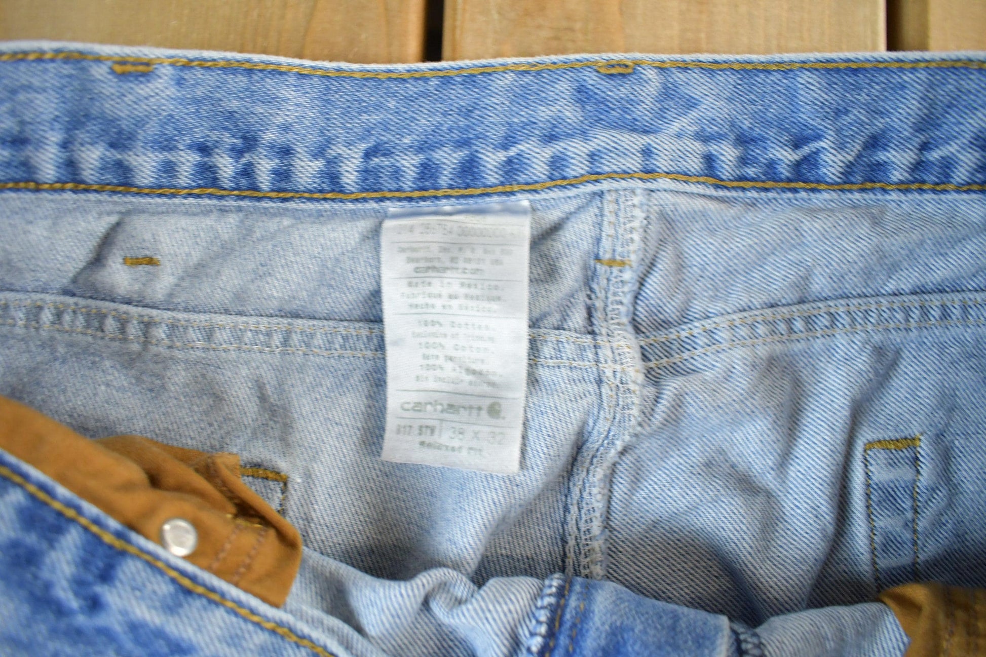 Vintage 2000s Carhartt Distressed Denim Shorts Men's 36