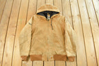 Vintage 1990s Carhartt Distressed Hooded Jacket Men's Medium