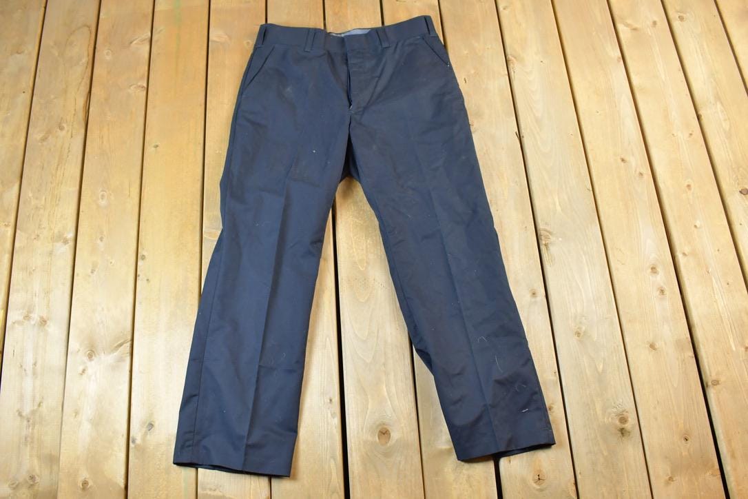 Vintage 1970s Navy Work Pants
