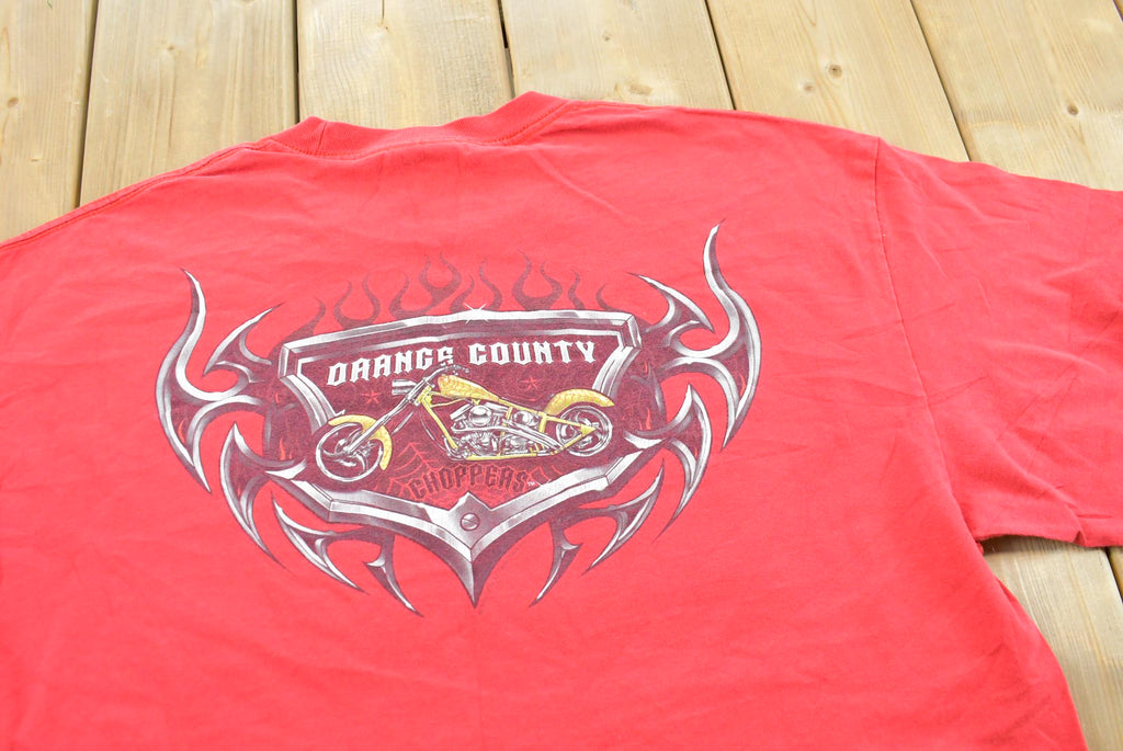 Vintage Y2K Orange County Choppers Biker Graphic T-Shirt Men's XL / 00s / 2000s Streetwear / OCC / Motorcycle
