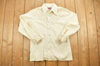 Vintage 1970s Quilted Wrangler Snap Button Shirt