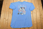 Vintage 1990s Mickey Unlimited Mickey & Minnie Mouse Cartoon T-Shirt