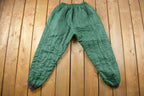Vintage 1990s Green Insulated Snow Pants Size M