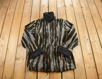 Vintage 1990s Rainbow Bridge Fleece Zip Up Sweater