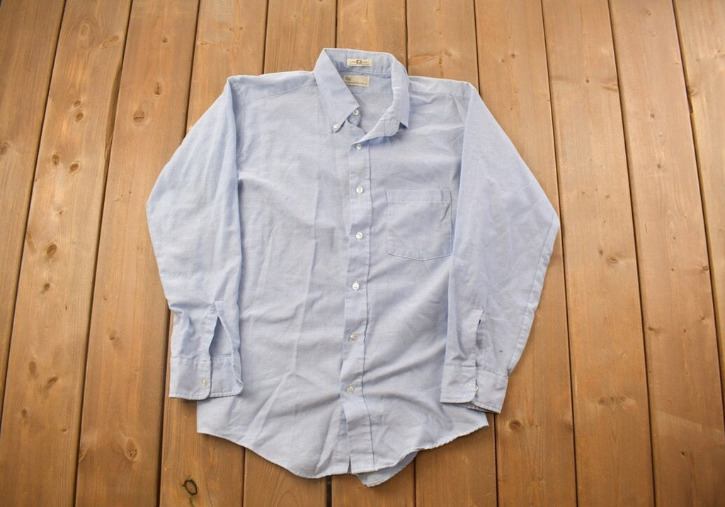 Vintage 1990s Gentlemen's WearHouse Blank Button Up Shirt