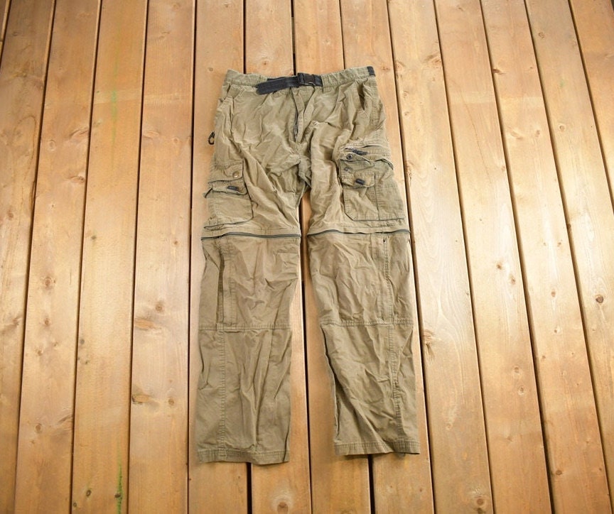 Vintage 1990s BC Clothing Zip Off Cargo Pants Size 32x29