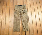 Vintage 1990s BC Clothing Zip Off Cargo Pants Size 32x29