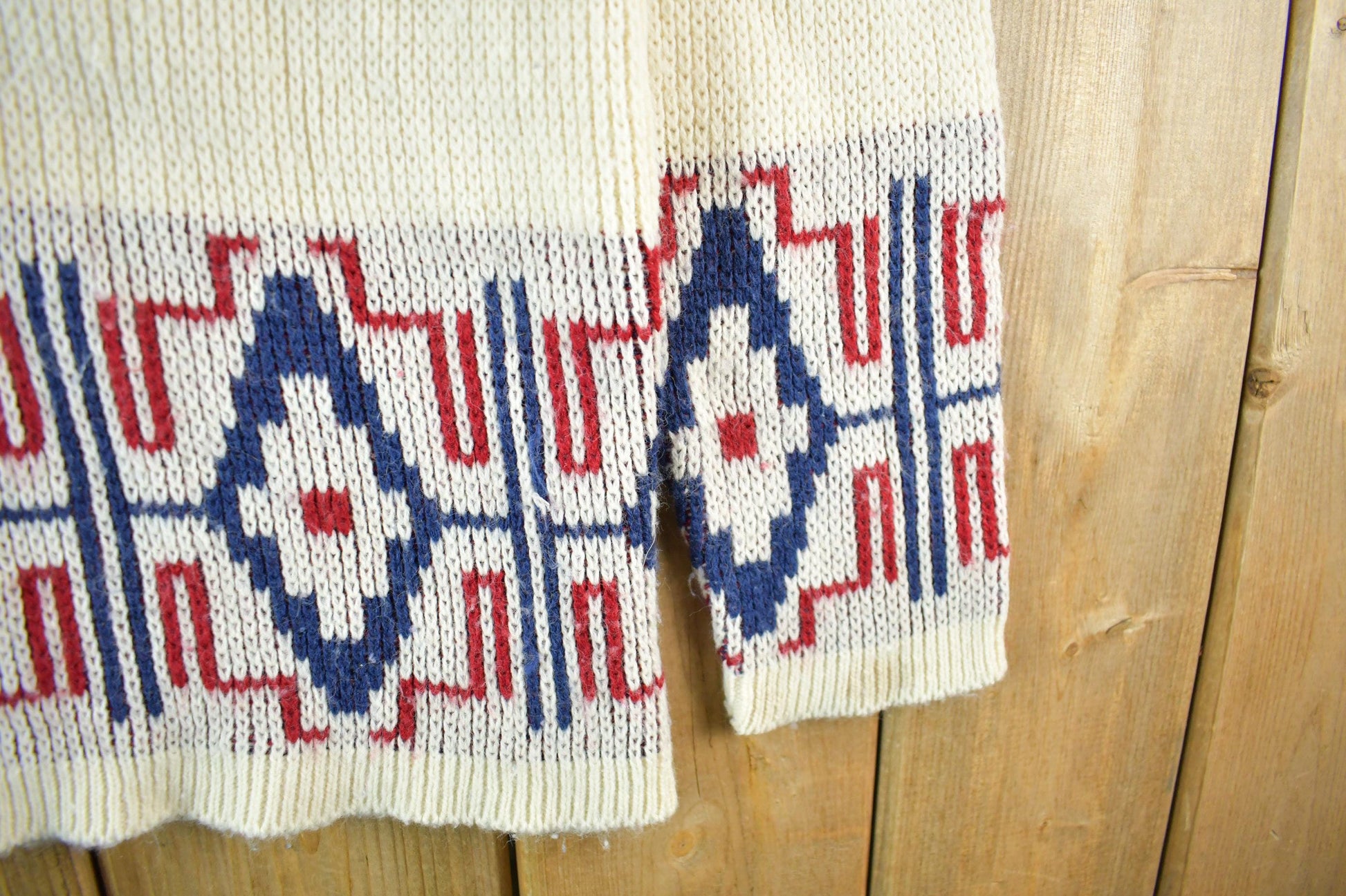 Vintage 1970s Wickbury Shawl Collar Knit Cardigan Sweater Men's Large