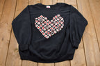 Vintage 1990s Heart Graphic Crewneck