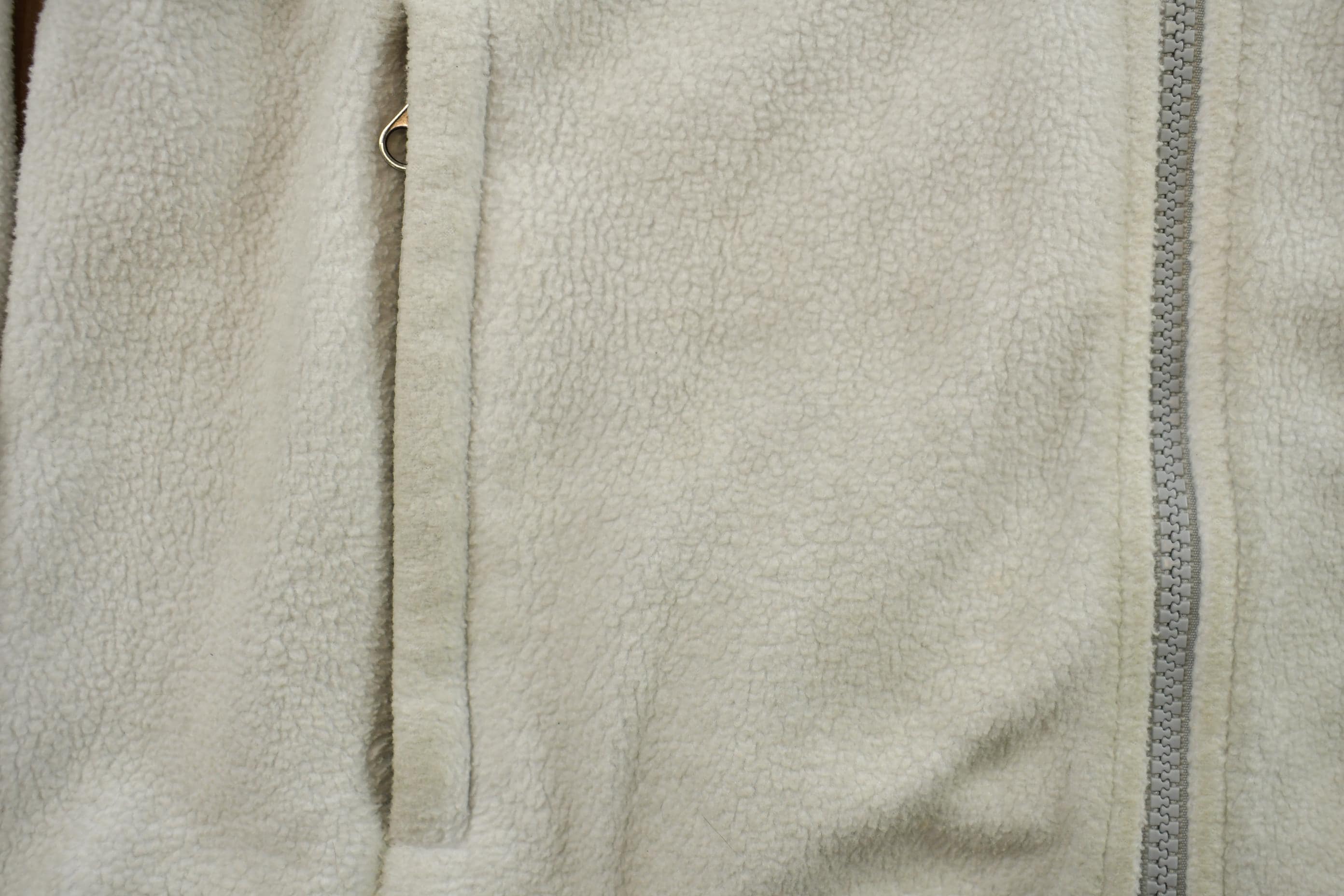 Vintage Y2K Womens The North Face White Grey Denali Fleece Sweater