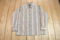True Vintage 1970s Puritan Aqua Plus Striped Button Up Shirt