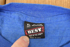 Vintage 1990s Kazoo Blues 34 Souvenir Travel T-Shirt Men's XL