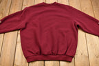 Vintage 1990s Bon Worth Floral Embroidered Double Crewneck Sweatshirt