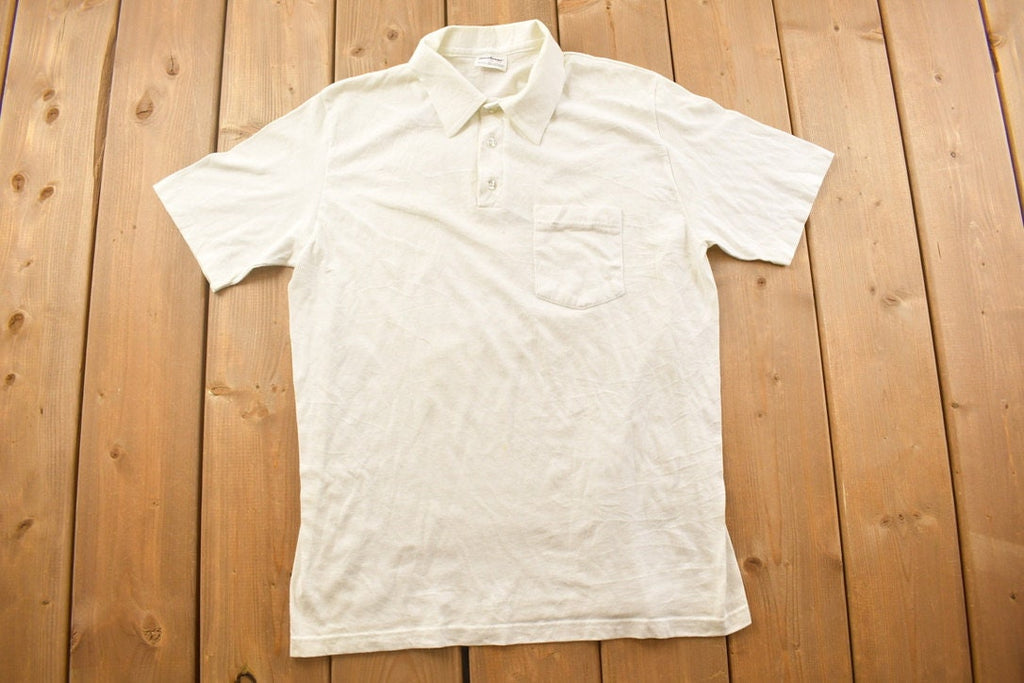 Vintage 1990s West Virginia Travel Themed Collard Shirt