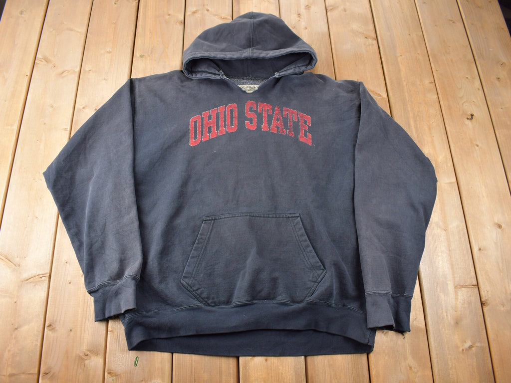 Vintage 1990s Ohio State University Collegiate Heavy Weight Hoodie Size XL