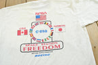 Vintage 1990s Boeing Nasa Space Station Graphic T Shirt Mens L