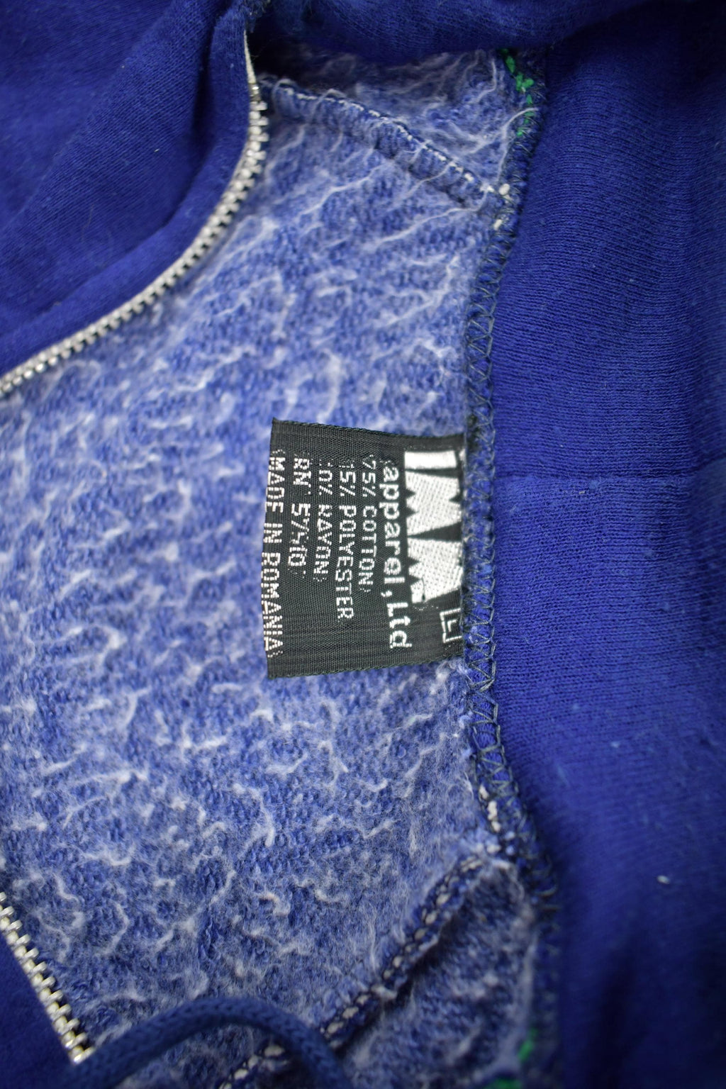 Vintage 1980s IMM Hoodie - Made In Romania - Medium