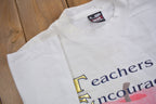 Vintage 1990s Teachers Graphic T-Shirt