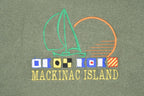 Vintage 1990s Mackinac Island Embroidered Crewneck Sweatshirt