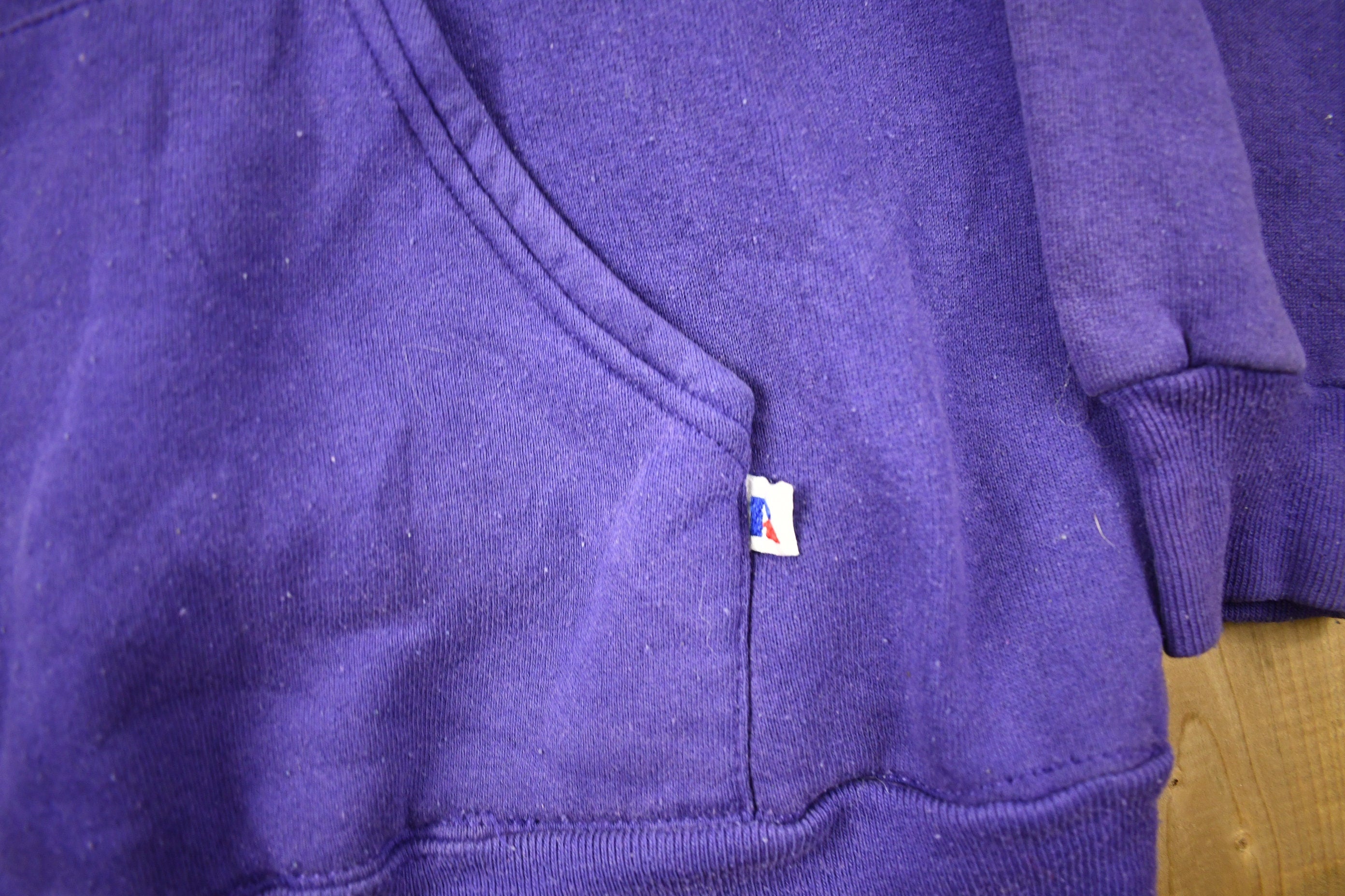 Vintage 1980s Bowling Green High School Purples Graphic Hoodie Made In USA