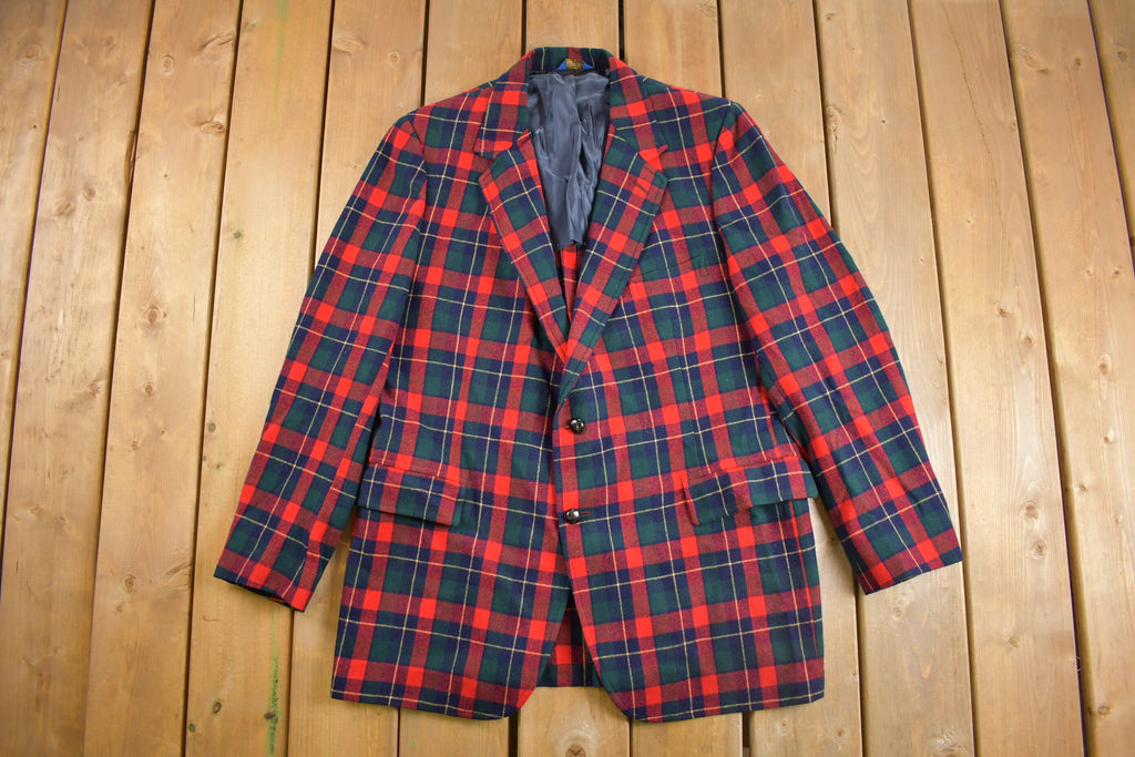 Vintage 1960s Pendleton Woolen Mills Vintage Button Up Blazer Shirt