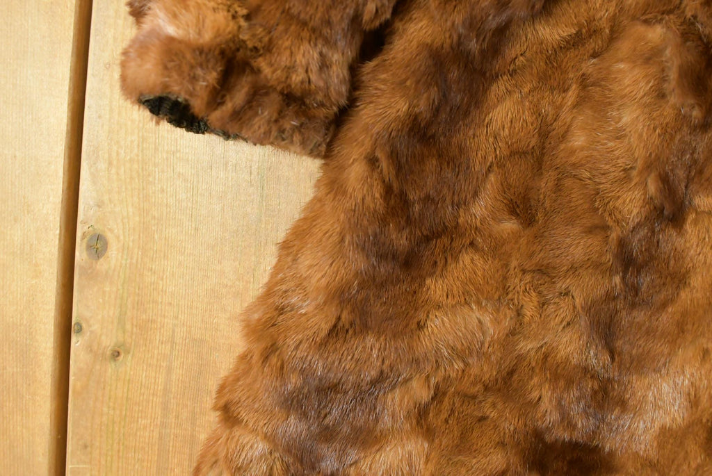 Vintage 1970s Albrecht Furs Full Length Brown Mink Fur Coat Adult M