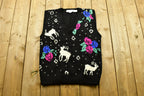 Vintage 90's J. Christopher 100% Wool Knitted Sweater Vest