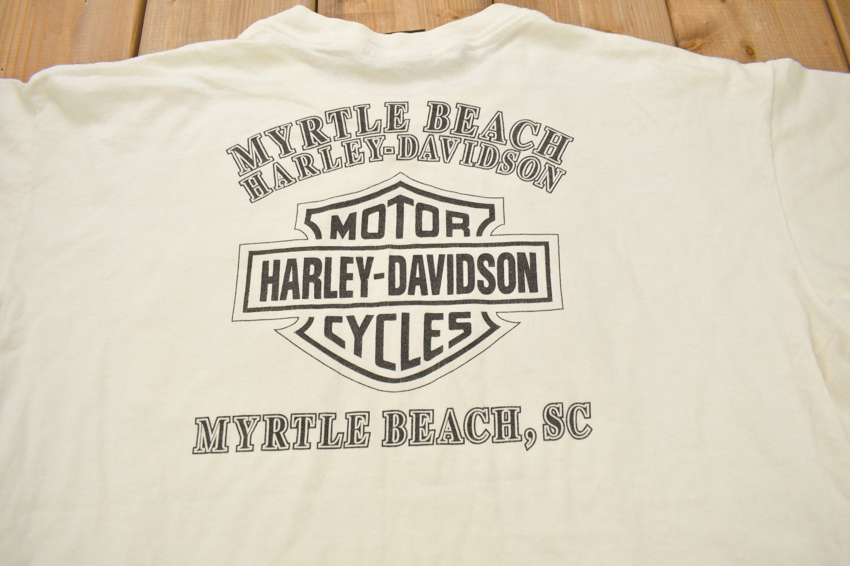 Vintage 2002 Myrtle Beach Harley Davidson South Carolina T-Shirt
