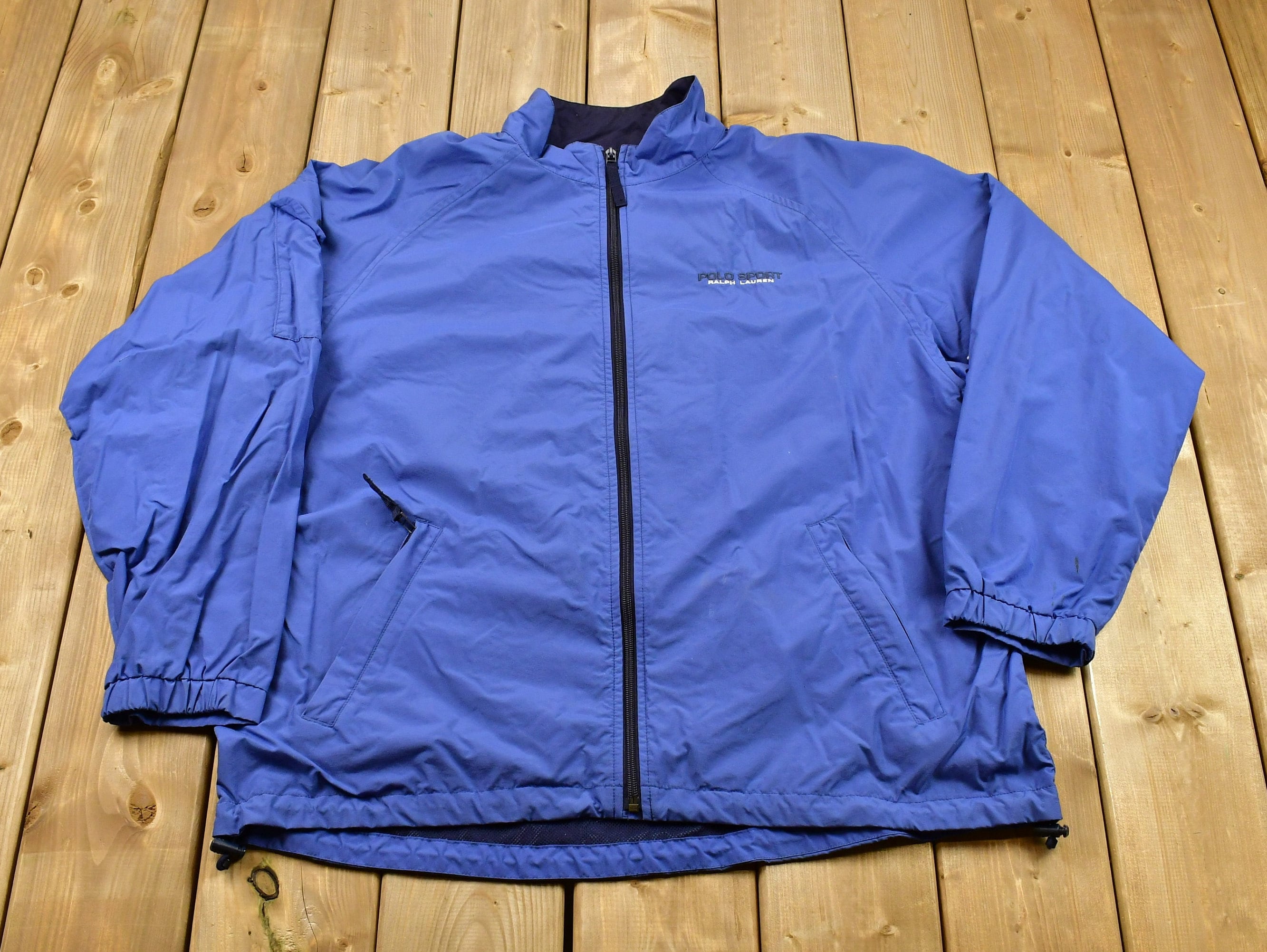 Vintage 1990s Polo Sport By Ralph Lauren Nylon Full Zip Windbreaker